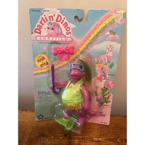 Darlin' Dinos Snazzies New Package Posable Dinosaur Figure Snorkeling T-Roxanne